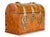 English Antique English Burlwood Box W/ Brass Mounts For Sale - Image 3 of 8