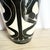 Vintage 1989 Black & White Sgraffito Pottery Vase by the Curras Brothers For Sale - Image 4 of 8