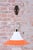 1960s Mid-Century Chandelier in Brass and Lacquered Steel, Czech, 1960s For Sale - Image 5 of 18