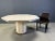 Vintage Octogonal Dining Table in Travertine and Brass, 1970s For Sale - Image 6 of 10