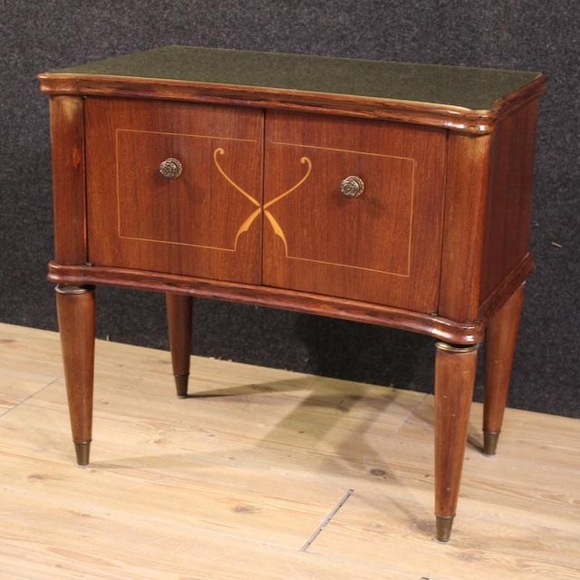 Italian Bedside Tables in the style of Paolo Buffa, 1960, Set of 2 For Sale - Image 12 of 13