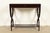 Art Deco Councill Modern Regency Dark Mahogany Writing Desk or Console Table For Sale - Image 3 of 13