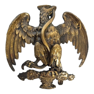 French Empire Bronze Mount of an Eagle Subduing a Serpent, Desmalter / Thomire