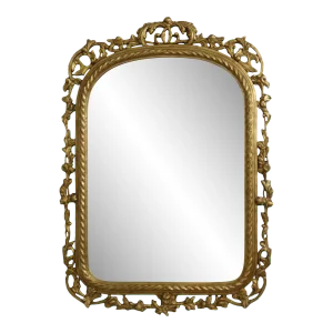 Friedman Brothers Gold Framed Ornate Mirror