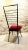 Mid-Century Modern Large Wrought Iron & Brass Chair, 1950s For Sale - Image 3 of 7