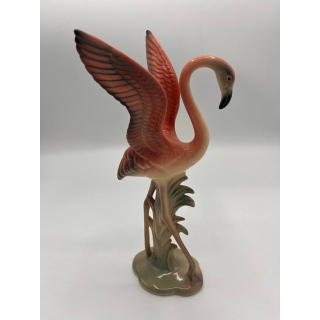 Mid-Century Modern Authentic California Pottery by Brad Keeler Flamingo Figurine For Sale - Image 3 of 6