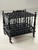 Frans Napoleon 3 Magazine rack on wheels. 19th century. In good condition! Dimensions: 46.5h x 35w x 47h