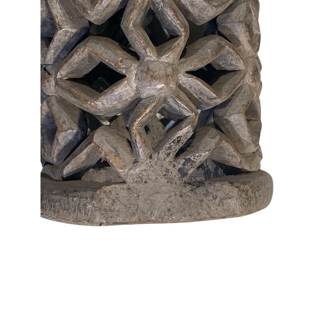 Vintage African Bamileke Wood Stool/Table 12.5" H For Sale - Image 4 of 12
