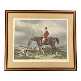 Late 19th Century Handcolored Engraving by Edw Hacker, Original Oil by W & H Barraud For Sale