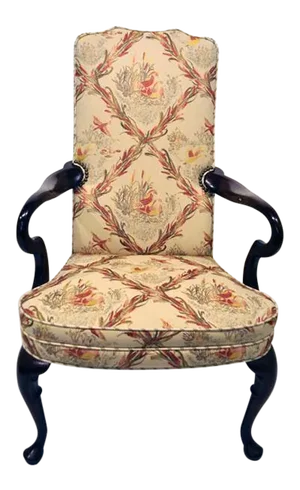 Queen Anne-Style Accent Chair