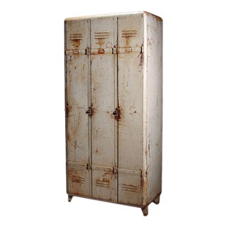 Vintage Industrial Wardrobe, 1970s For Sale