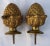 French French Style Antique Gilded Bronze Finial for Staircase, Curtain Rod, Bed a Pair For Sale - Image 3 of 10