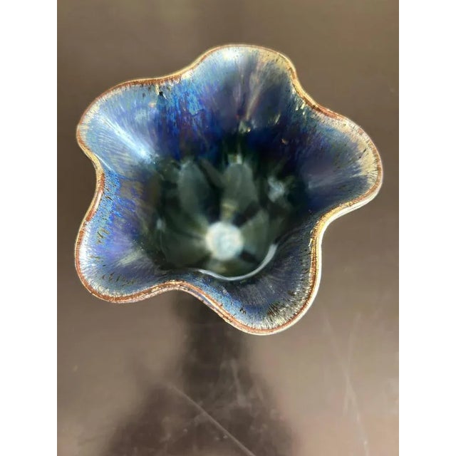 1950s Flamed Stoneware Vases by Rambervillers, 1950s, Set of 2 For Sale - Image 5 of 12