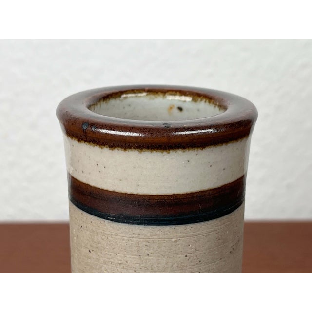 Mid-Century Modern Mid-Century Modern Danish Studio Pottery Vase from Hanne Stentoj, 1960s For Sale - Image 3 of 15