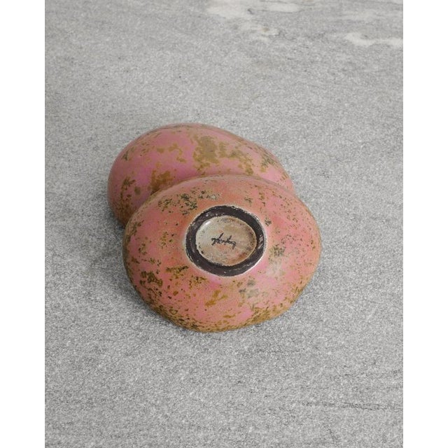 Swedish Mid-Century Decorative Pink Ceramic Box, 1940s For Sale - Image 6 of 7