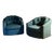 Vintage Milo Baughman Style Swivel Club Chairs - a Pair For Sale