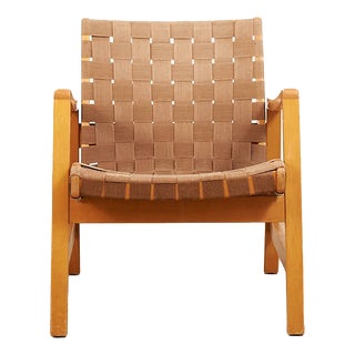 Model 652 Vostra Armchair in Beech and Fabric by Jens Risom for Walter Knoll, 1942 For Sale