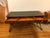 Brown Alfonso Marina Regency Yew Wood Executive Writing Desk With Green Leather Top For Sale - Image 8 of 13