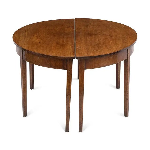 English Late 18th English Century George III Mahogany Pair of Console Tables For Sale - Image 3 of 3