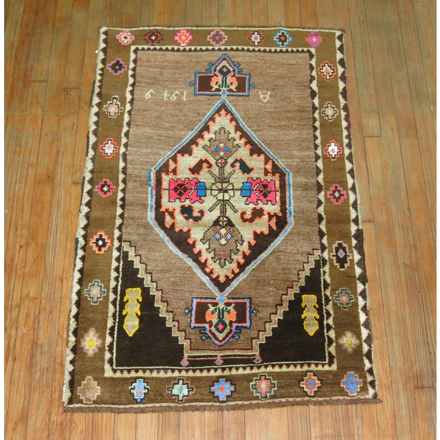 Turkish Vintage Turkish Kars - 2'10" x 4'5" For Sale - Image 3 of 6