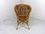 Italian Rattan Easy Armchair, Italy, 1970s For Sale - Image 8 of 14