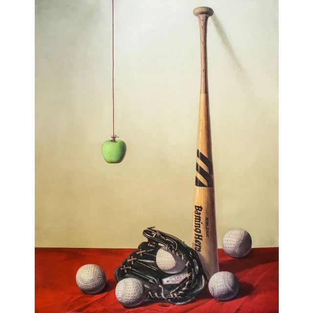 Baseball, Original Lithograph by Zhang Wei Guang - 2008 2008 For Sale - Image 4 of 4