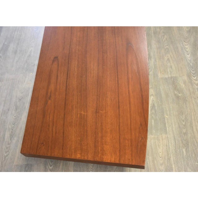 Danish Modern Teak Coffee Table For Sale - Image 4 of 8