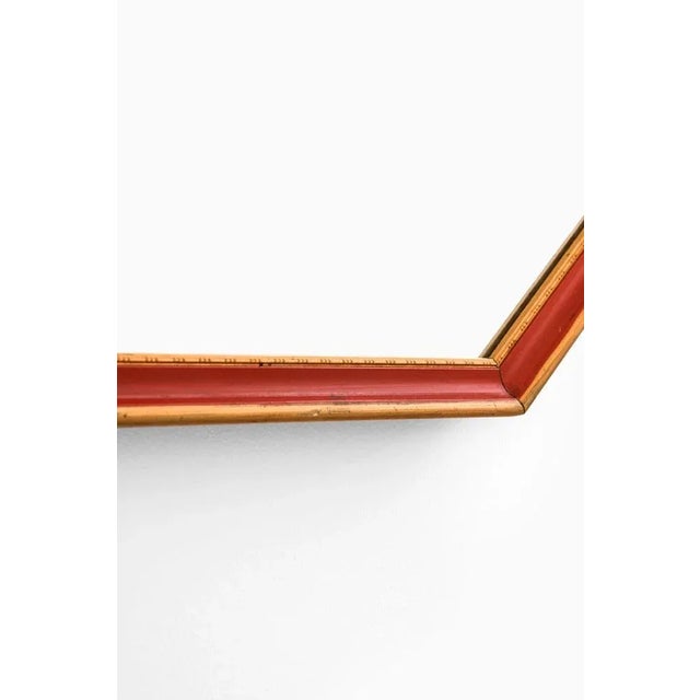 Vintage Mirror, Sweden, 1950s For Sale - Image 4 of 6