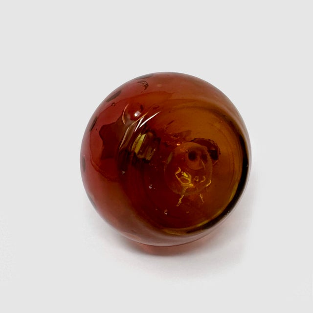 Antique Victorian Amberina Glass Coinspot Cruet Applied Handle Polished Pontil For Sale In Houston - Image 6 of 8