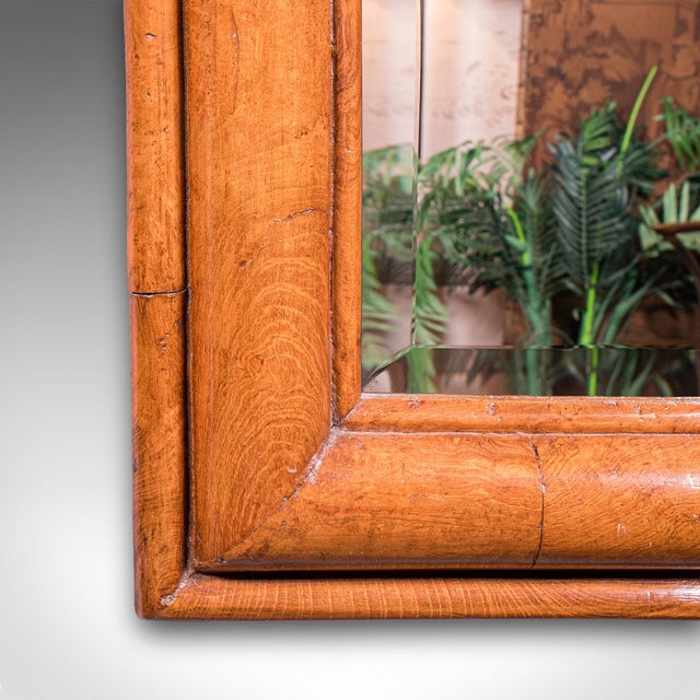 Antique Reception Hall Vanity Mirror, English, Walnut, Bevelled Glass, Edwardian For Sale - Image 6 of 9