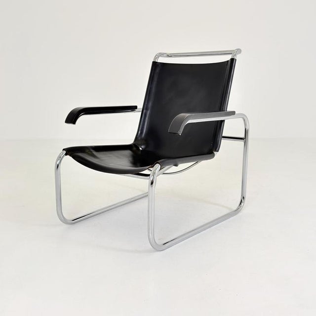 Mid-Century B35 - S35 L Lounge Chair by Marcel Breuer Bauhaus for Thonet, 1980s For Sale - Image 15 of 18