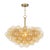 Regina Andrew Bubbles Chandelier, Natural Brass with Amber Glass For Sale - Image 9 of 9
