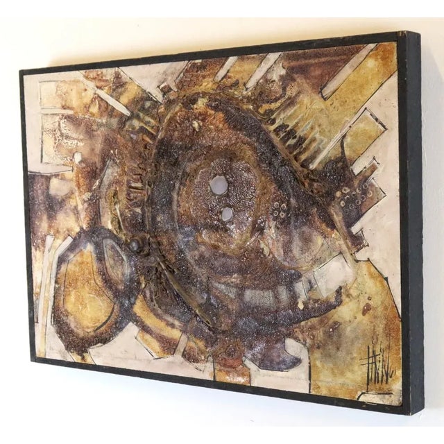 Modern Finn Lorentzen, Blub, 1970s, Oil Painting, Framed For Sale - Image 3 of 11