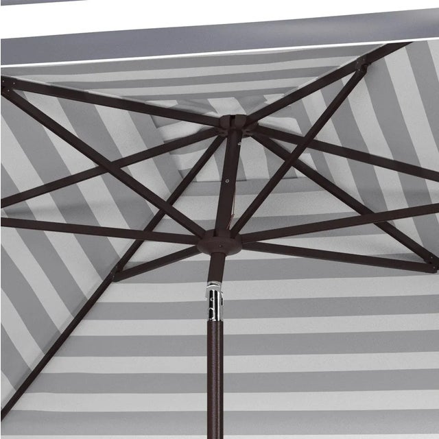 Elsa 7.5 Square Umbrella - Black/White For Sale - Image 4 of 4