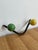 1950s Mid-Century Modern French Sputnik Wall Hook With Green & Yellow Atomic Balls For Sale - Image 4 of 10