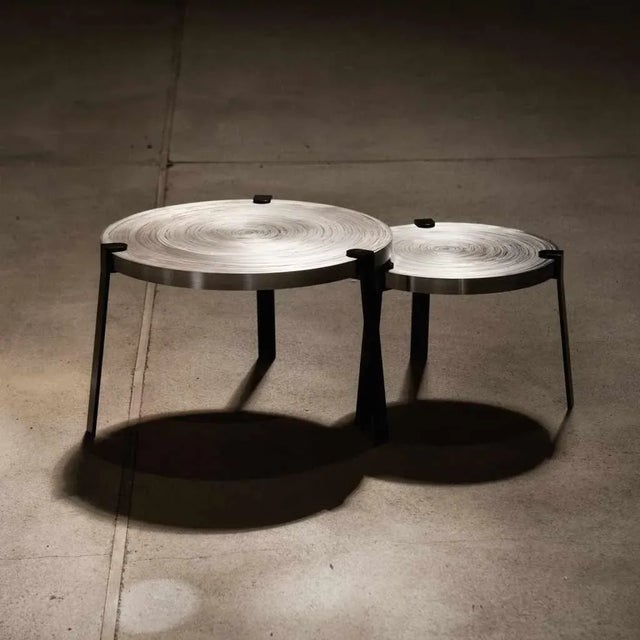 Remetaled table is a series of tables consisting a composition of different types of metal sheets. During this design...