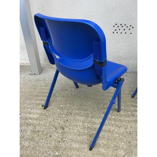 Metal Dorsal Chairs from Piretti, 1980s, Set of 2 For Sale - Image 7 of 13
