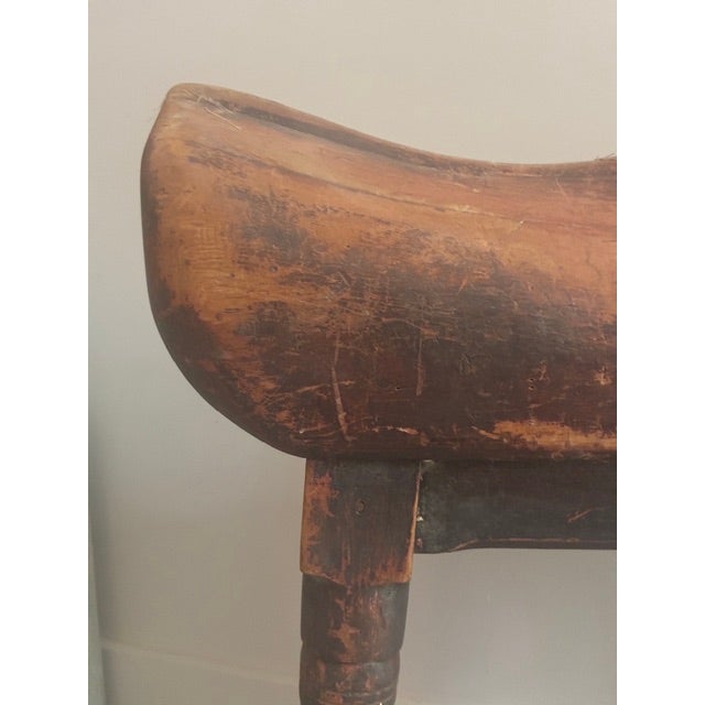 1940s Vintage Saddle Stand For Sale - Image 5 of 6