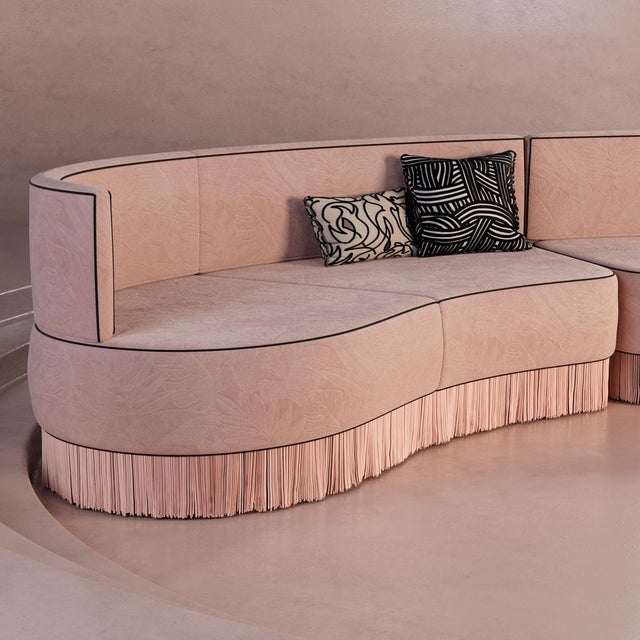 Mid-Century Modern Set of Margret Sofa by Ottiu For Sale - Image 3 of 13
