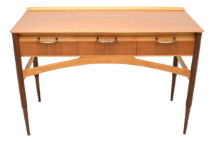 Vintage French Satin Wood Console Table, 1950s