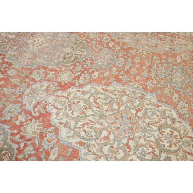 Antique Zabihi Collection Large Scale Persian Bakhtiari Rug - 12'5" x 18'5" For Sale - Image 11 of 12