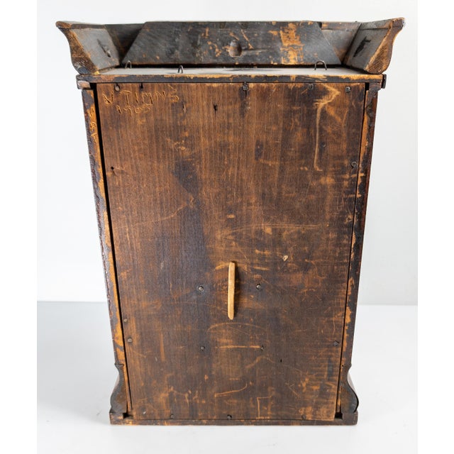 19th Century Empire Style Rosewood Veneered Column Mantle Clock by Seth Thomas For Sale - Image 16 of 18