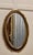 Art Deco Oval Gilt Wall Mirror, 1920 For Sale - Image 3 of 8