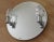 Silver Mirror with Sconces, 1980s For Sale - Image 8 of 8