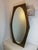 Mid-Century Modern Vintage Painted Wood-Effect Mirror, Italy, 1950s For Sale - Image 3 of 16