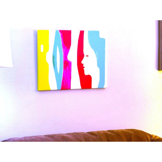Giclée Modern Signed Print on Canvas "Dreaming of a Bright Tomorrow".................................................... For Sale In Los Angeles - Image 6 of 12