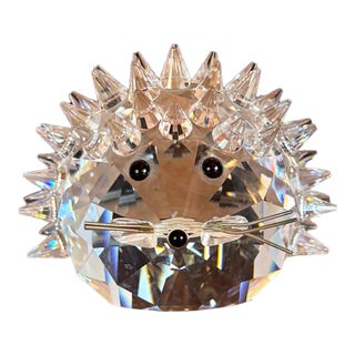 Vintage Swarovski Crystal Hedgehog For Sale
