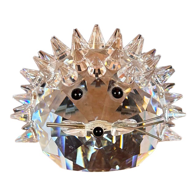 Vintage Swarovski Crystal Hedgehog For Sale