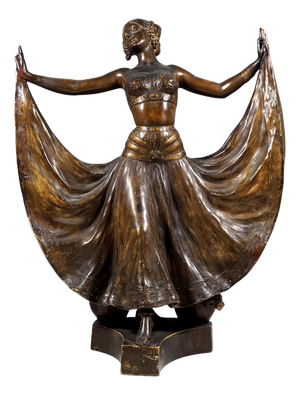 Large Ruth Sculpture from Goldscheider Vienna, 1920s