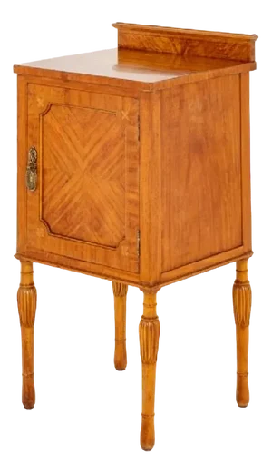 Victorian Satinwood Nightstand, 1900s